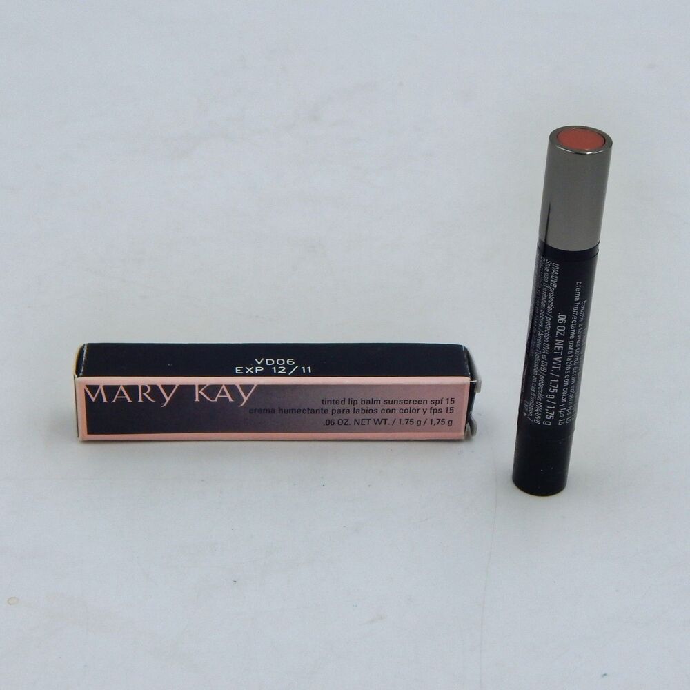 Mary Kay Tinted Lip Balm Sunscreen SPF 15 Blush 025748 Expired .06 oz